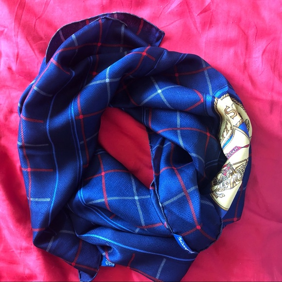 Burberry Accessories - Vintage Burberry Silk Scarf